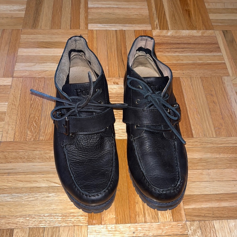 ralph lauren leather boots